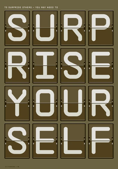 surprise yourself